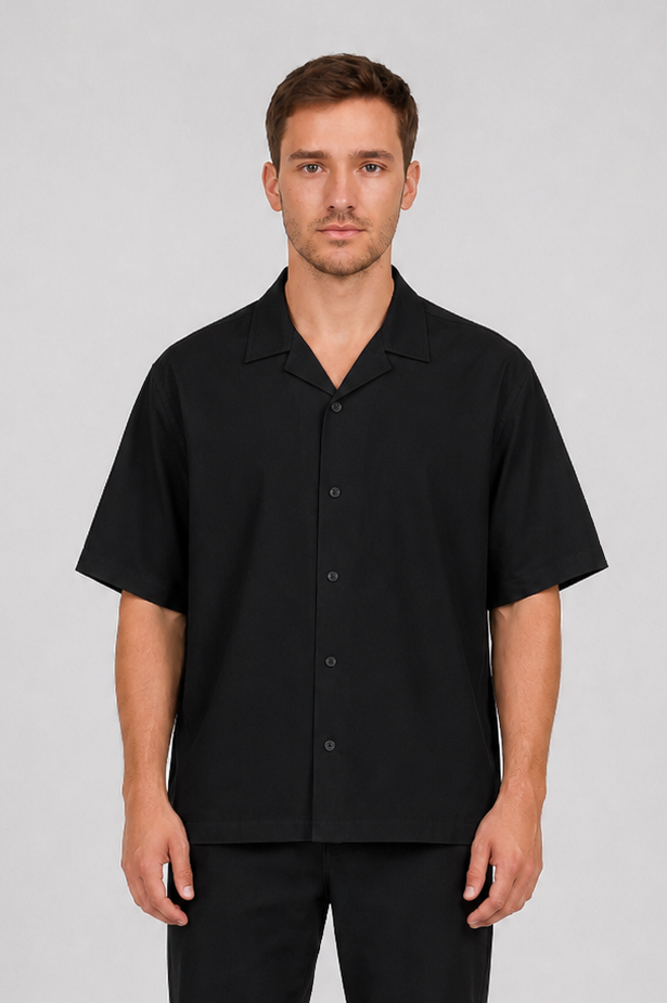 CAMISA LEVERAGE BOXY FIT / NEGRA