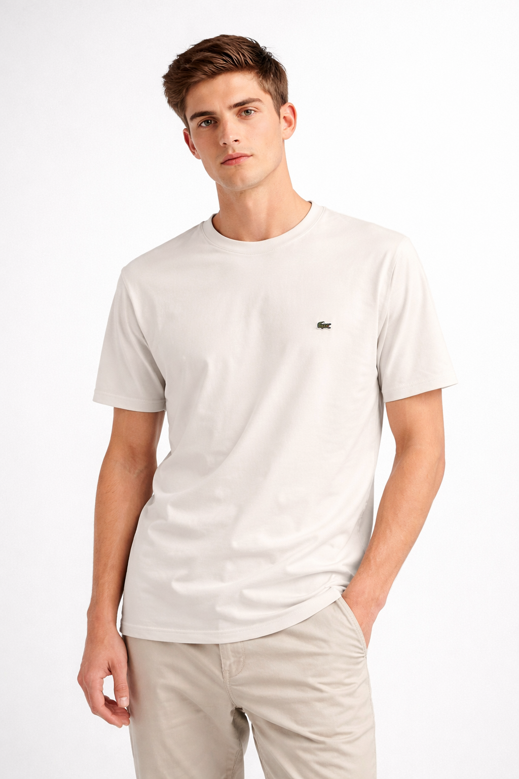 POLO LACOSTE / HUESO