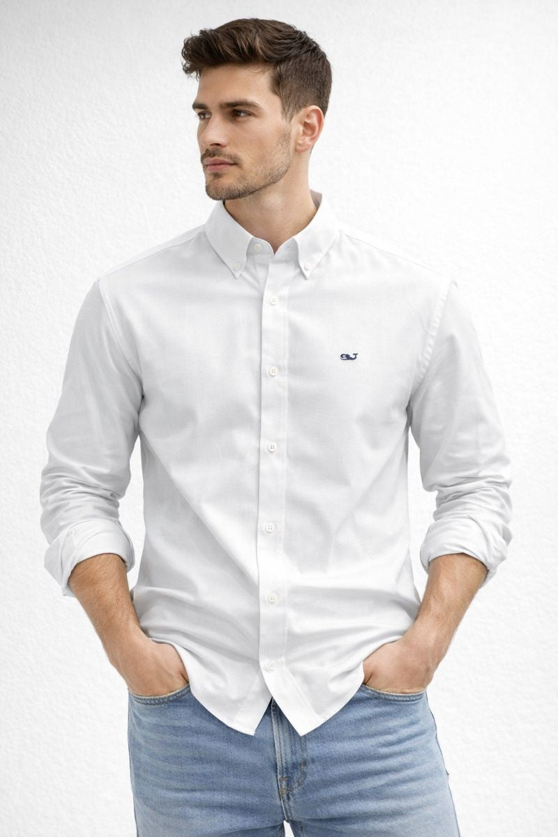 CAMISA MANGA LARGA VINEYARD / BLANCA