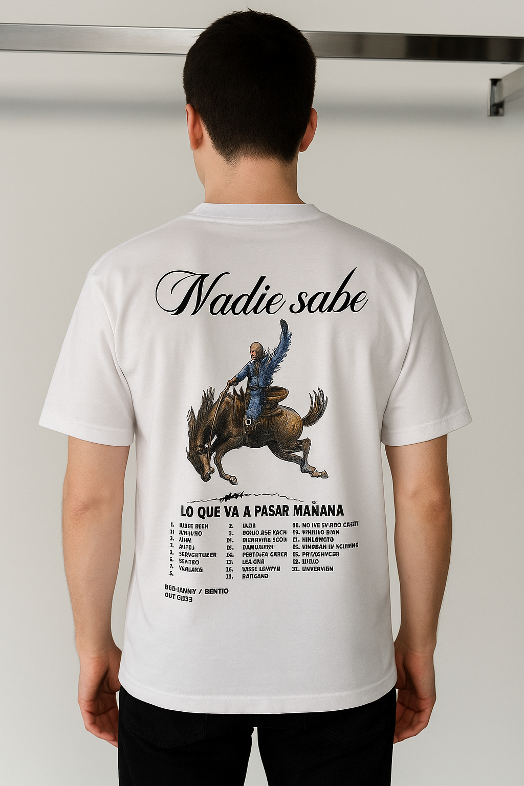 POLO BOXY FIT NTF / BLANCO / LOGO NADIE SABE