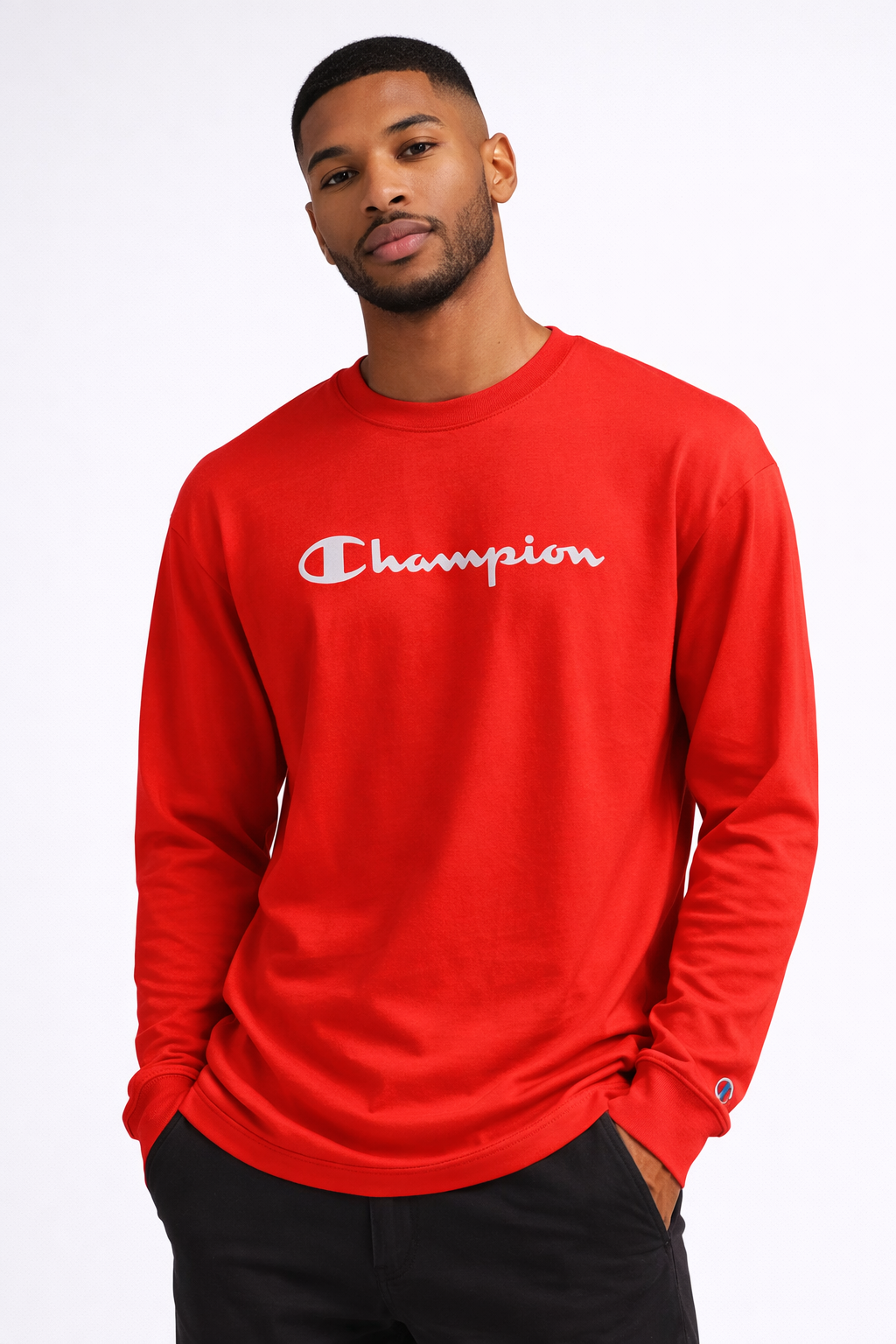 POLO MANGA LARGA CHAMPION / ROJO