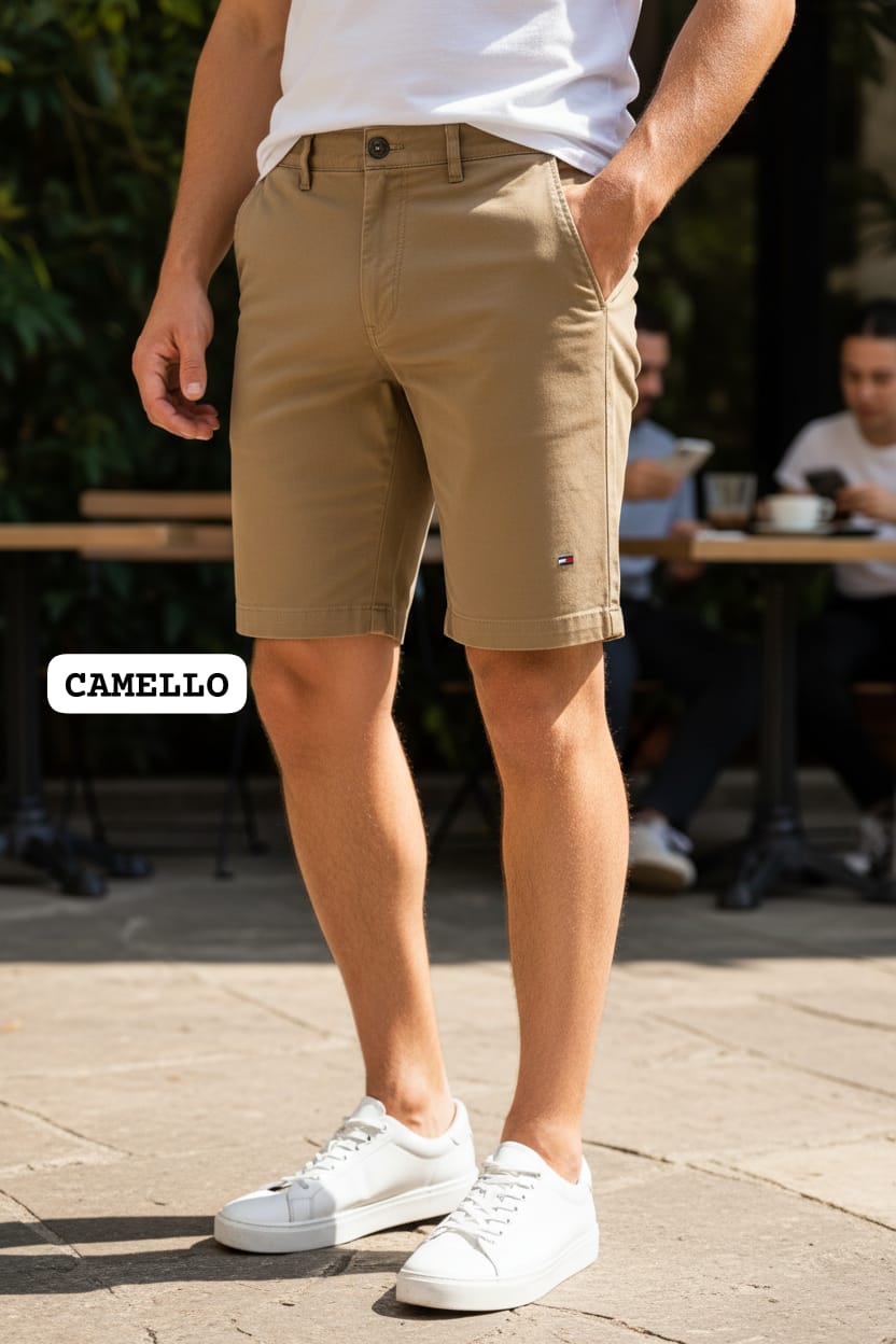 SHORT BERMUDA DRILL TOMMY / CAMELLO