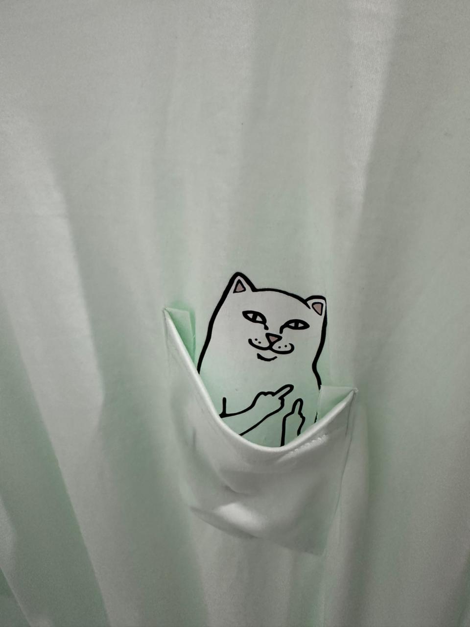POLO MANGA LARGA CON BOLSILLO RIPNDIP / VERDE AGUA