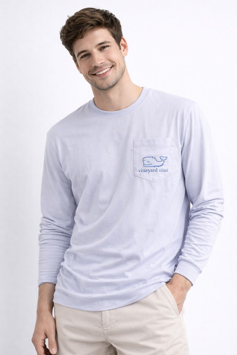 POLO MANGA LARGA VINEYARD / BLANCO / MONSTRUO NIEVE