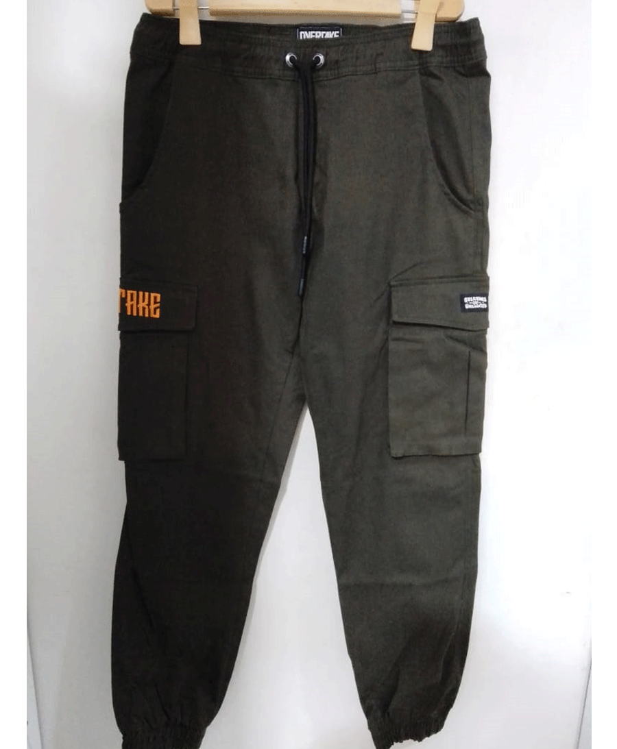 Cargo Jogger Overtake - verde oscuro Talla: 28
