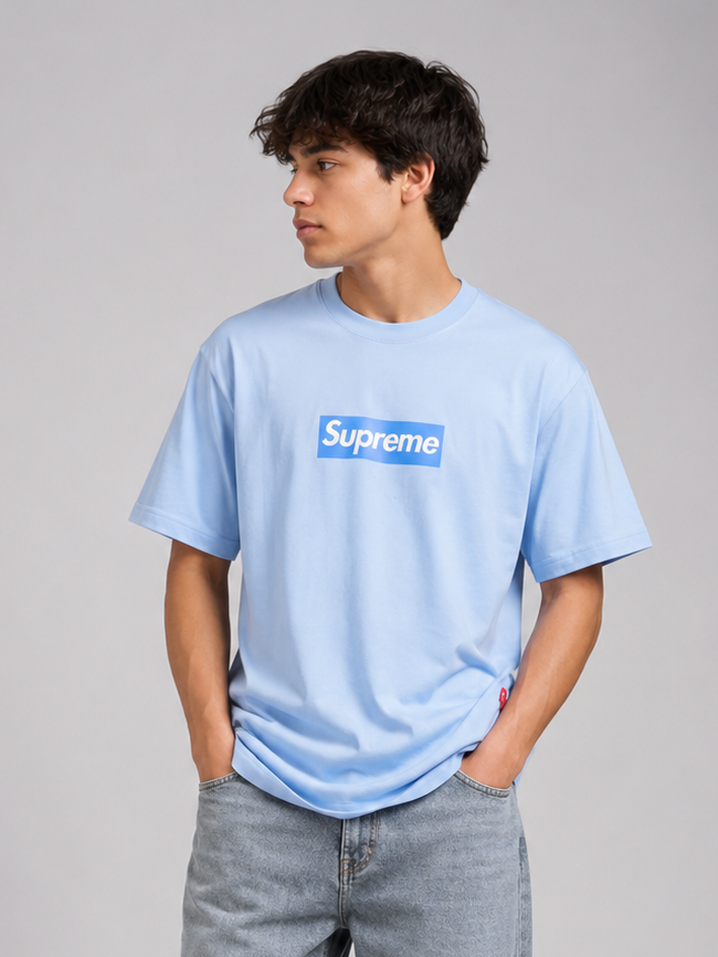 POLO SUPREME CELESTE / LOGO CLASICO CELESTE