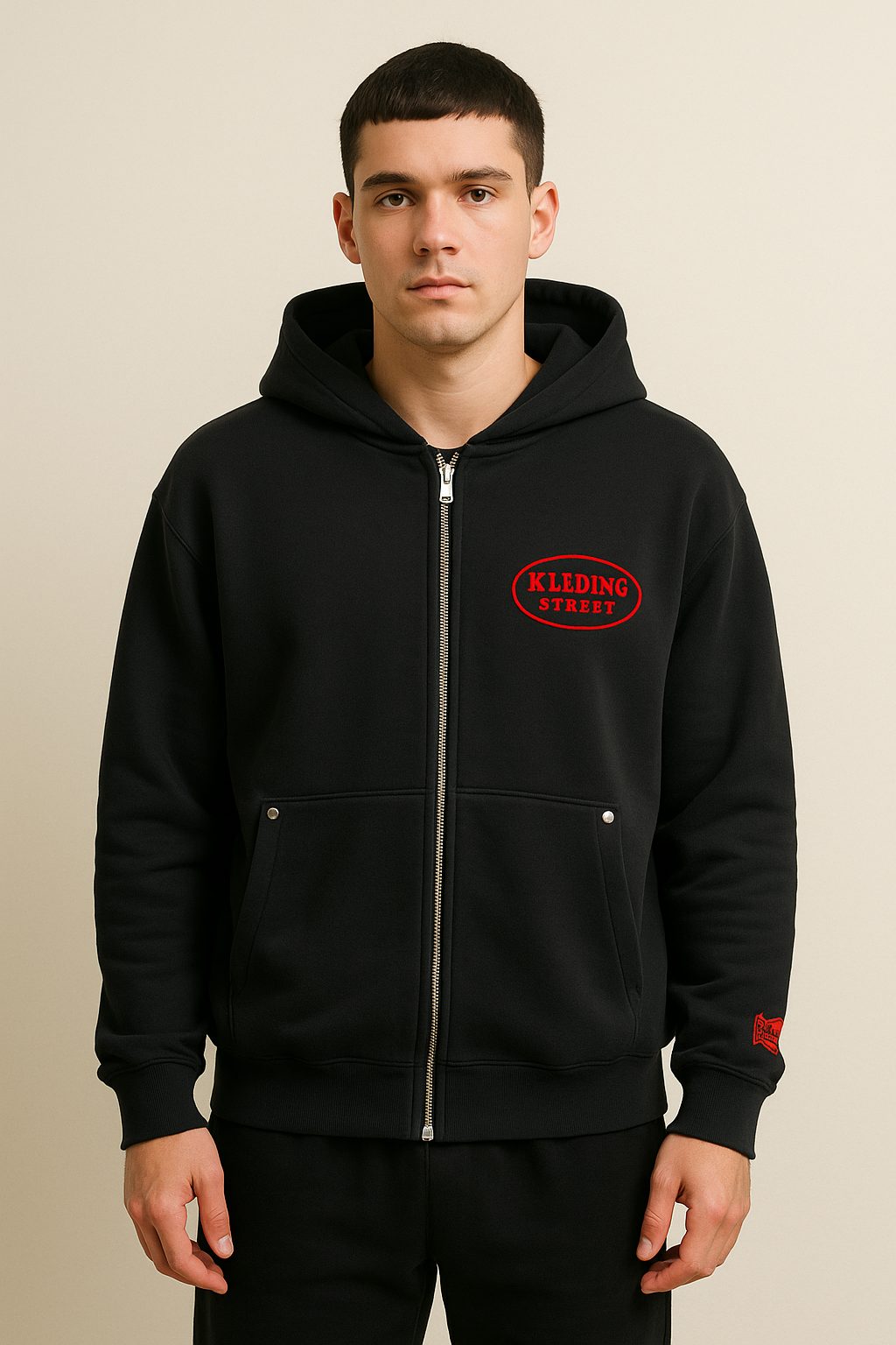 Chompa KLEDING STREET / Logo Rojo