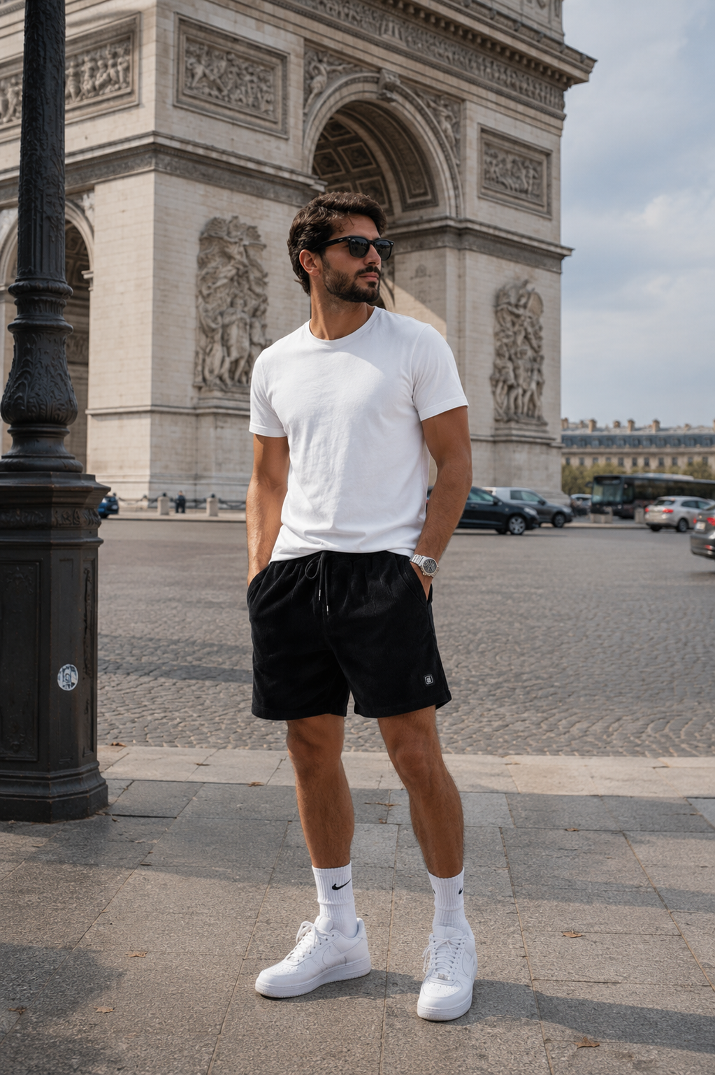 SHORT BULTIGER / NEGRO TEXTURA