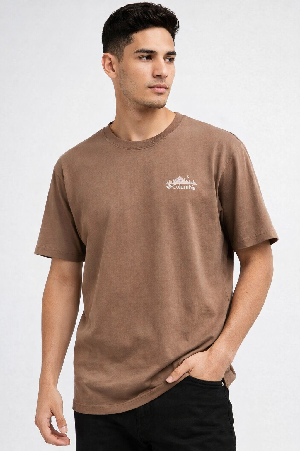 POLO COLUMBIA MARRON / BOSQUE