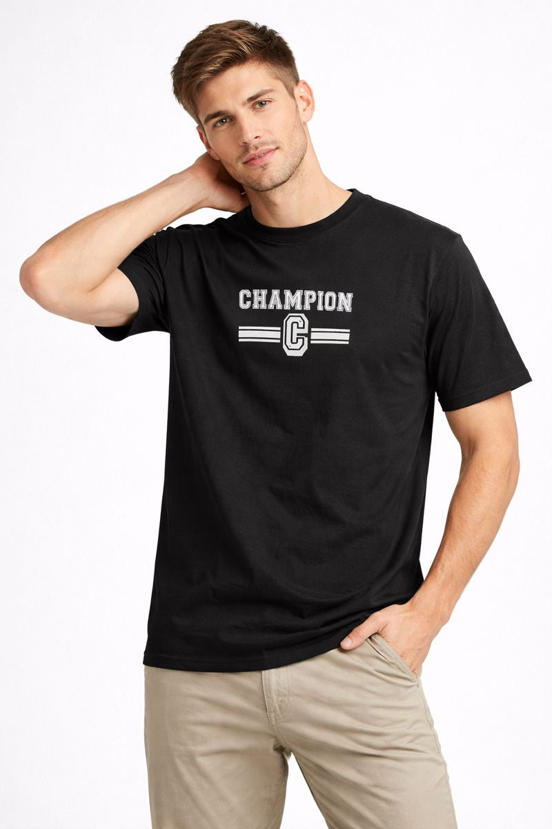 POLO CHAMPION NEGRO / -C-