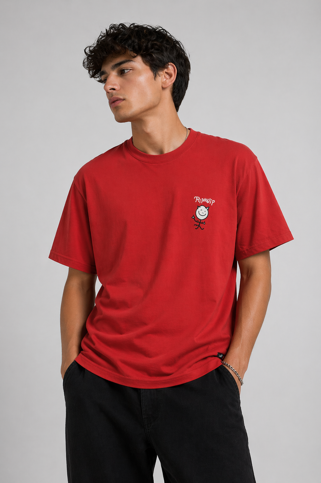 POLO RIPNDIP ROJO / GATO DIBUJANDO