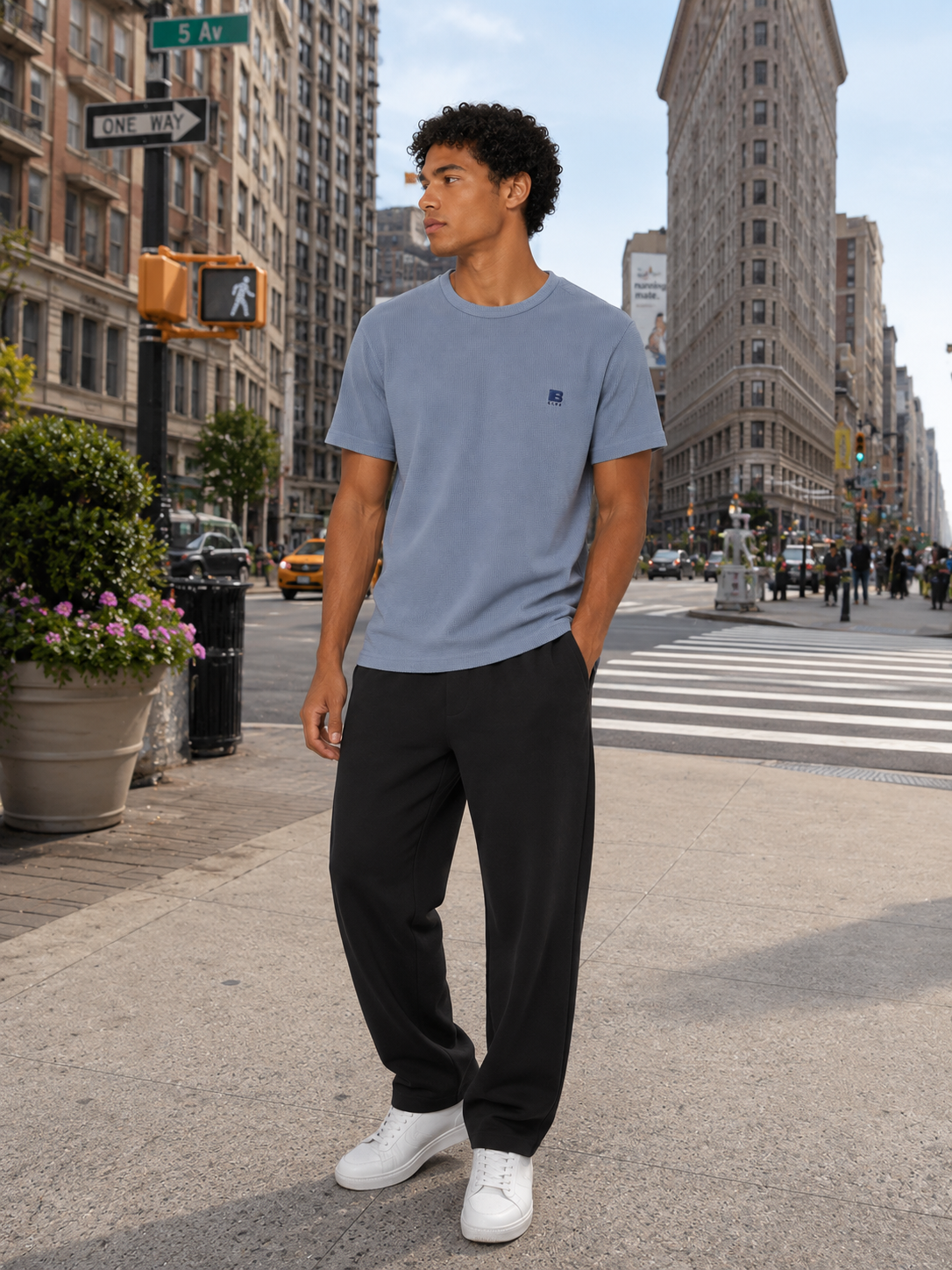 POLO BULTIGER WAFFLE CLASICO / ACERO / LOGO B