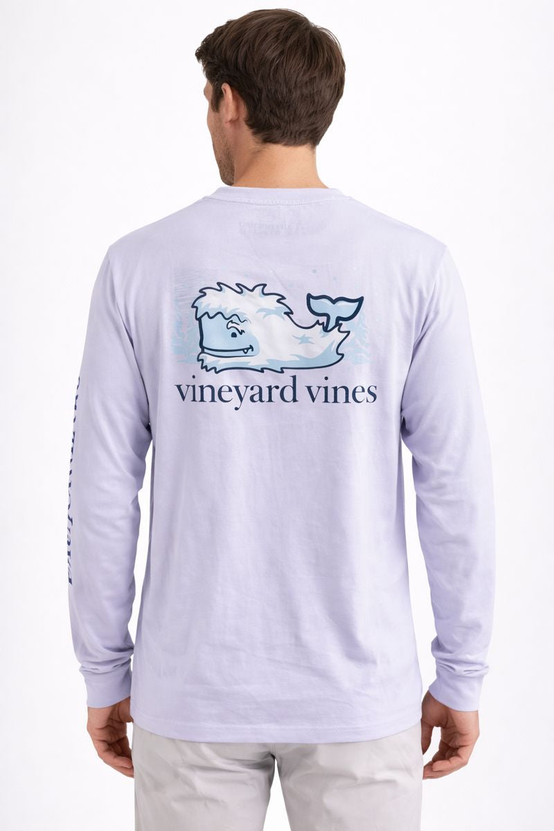 POLO MANGA LARGA VINEYARD / BLANCO / MONSTRUO NIEVE