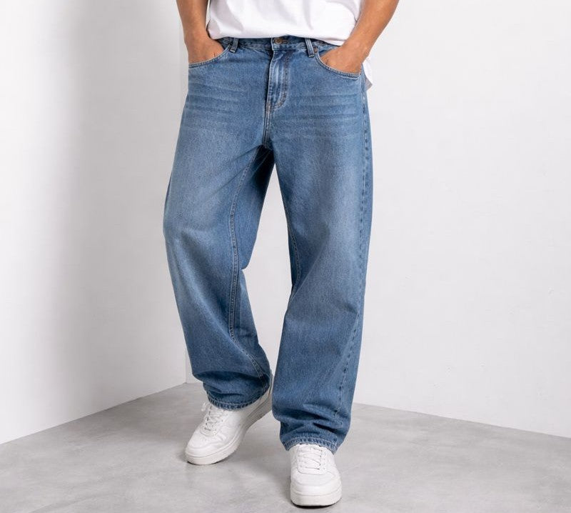PANTALON LEVERAGE BAGGY / CELESTE JASPEADO