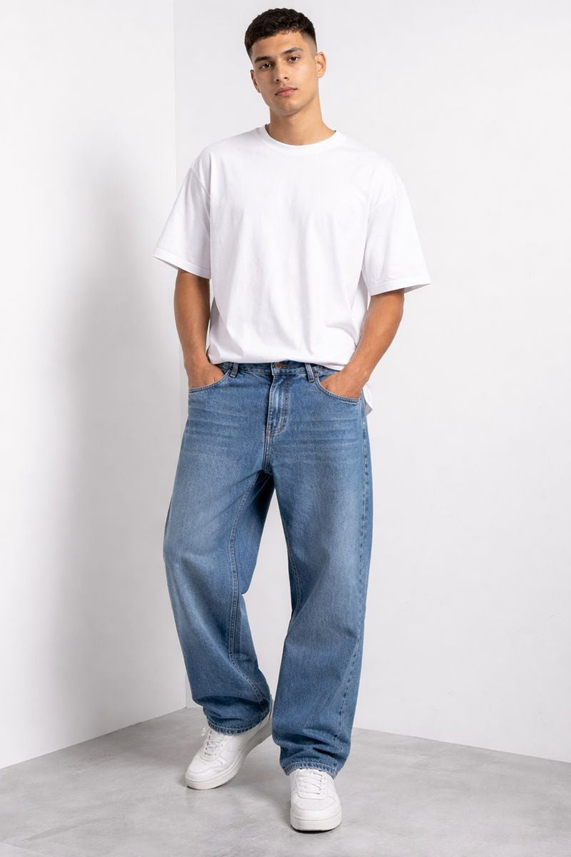 PANTALON LEVERAGE BAGGY / CELESTE JASPEADO