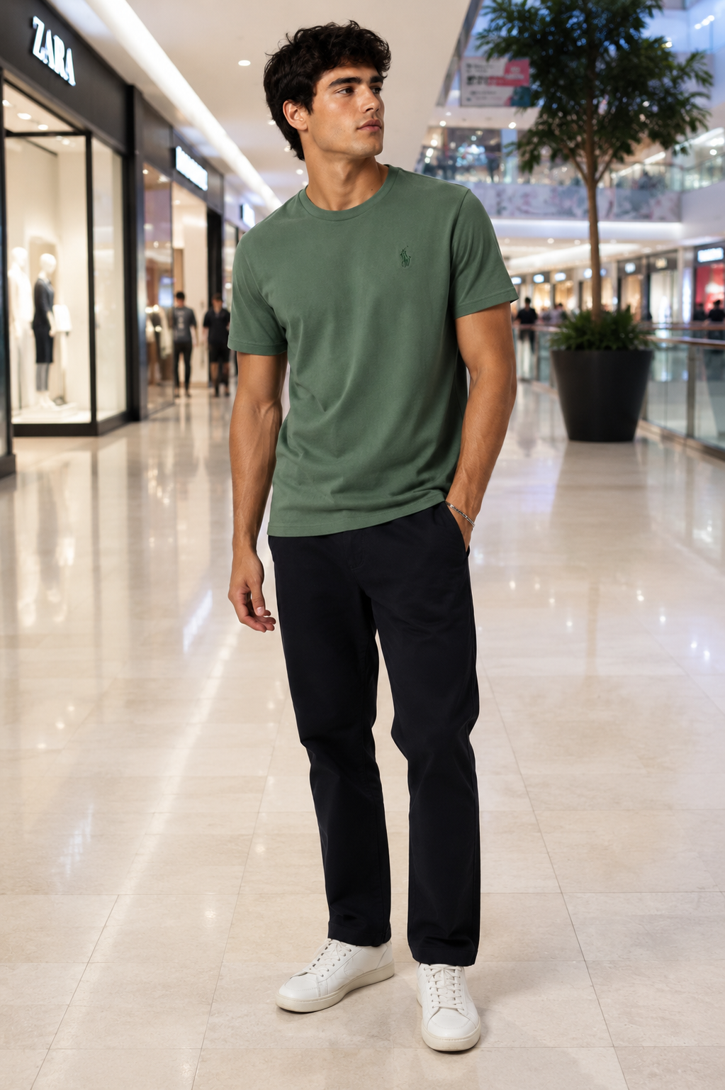 POLO RALPH LAUREN CLASICO / VERDE OLIVO