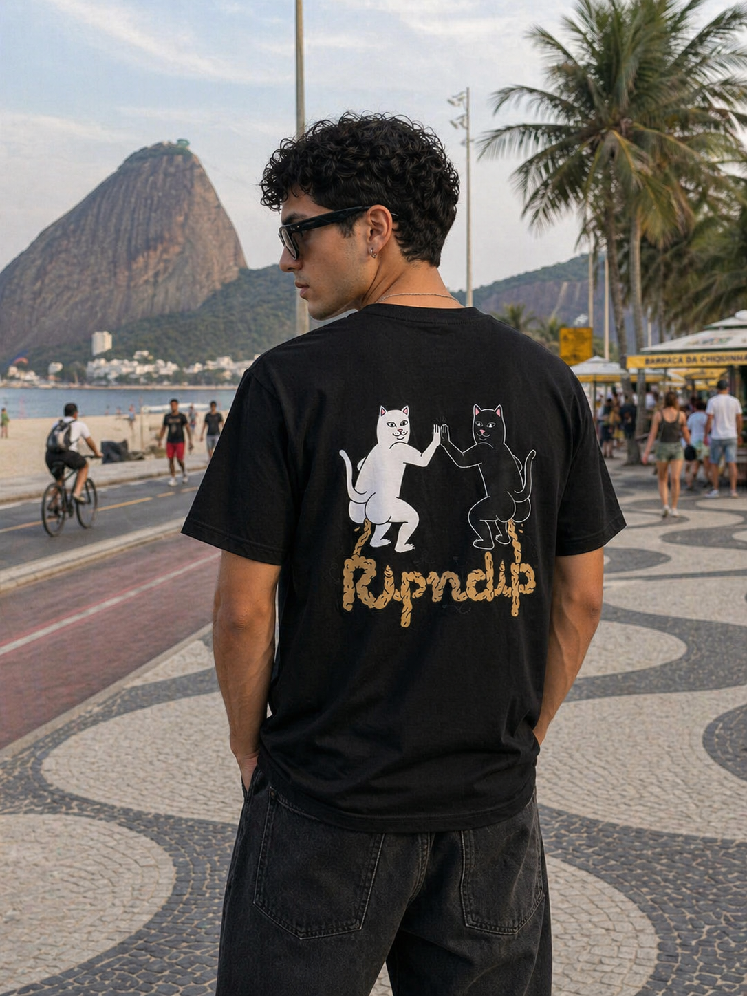 POLO NEGRO RIPNDIP NEGRO