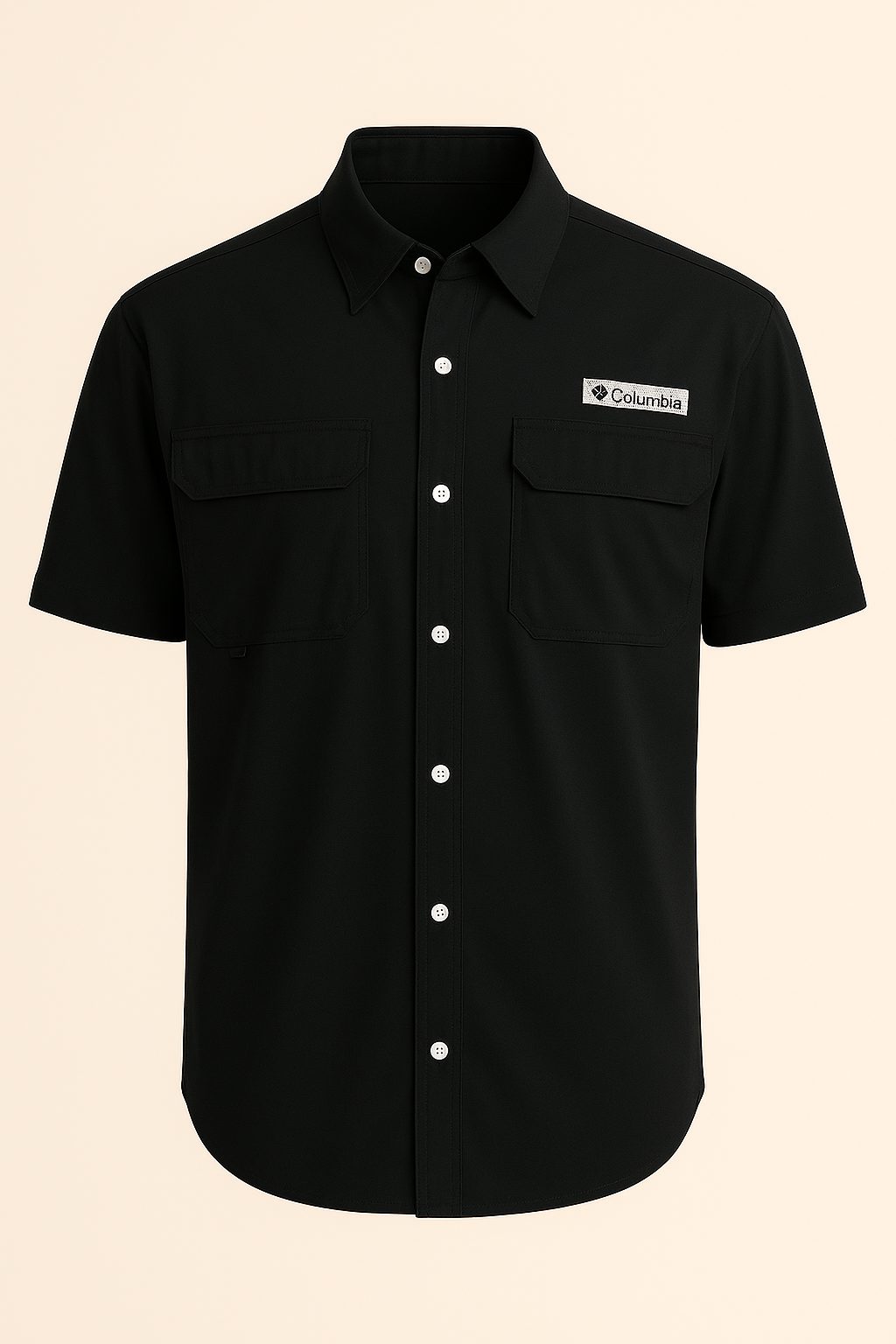 Camisa Columbia negra / Respirador