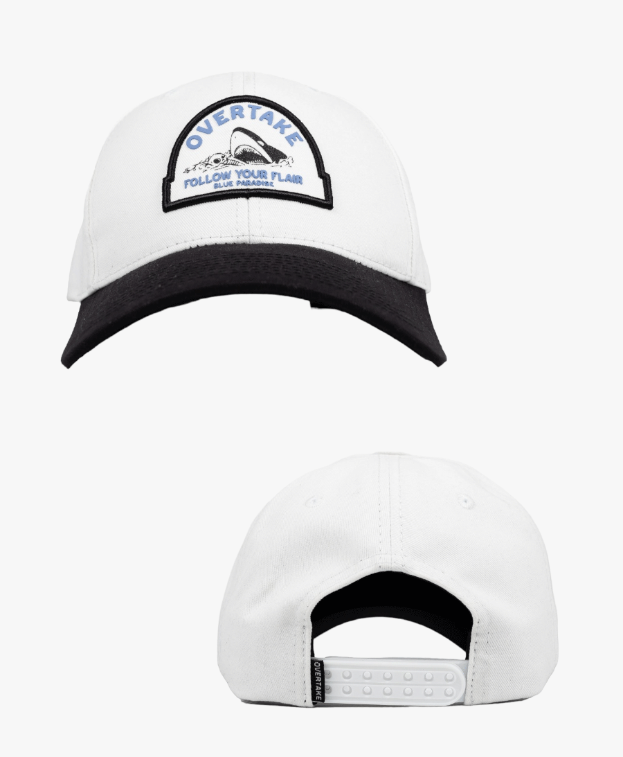 Gorra Overtake White shark - Blanco/negro