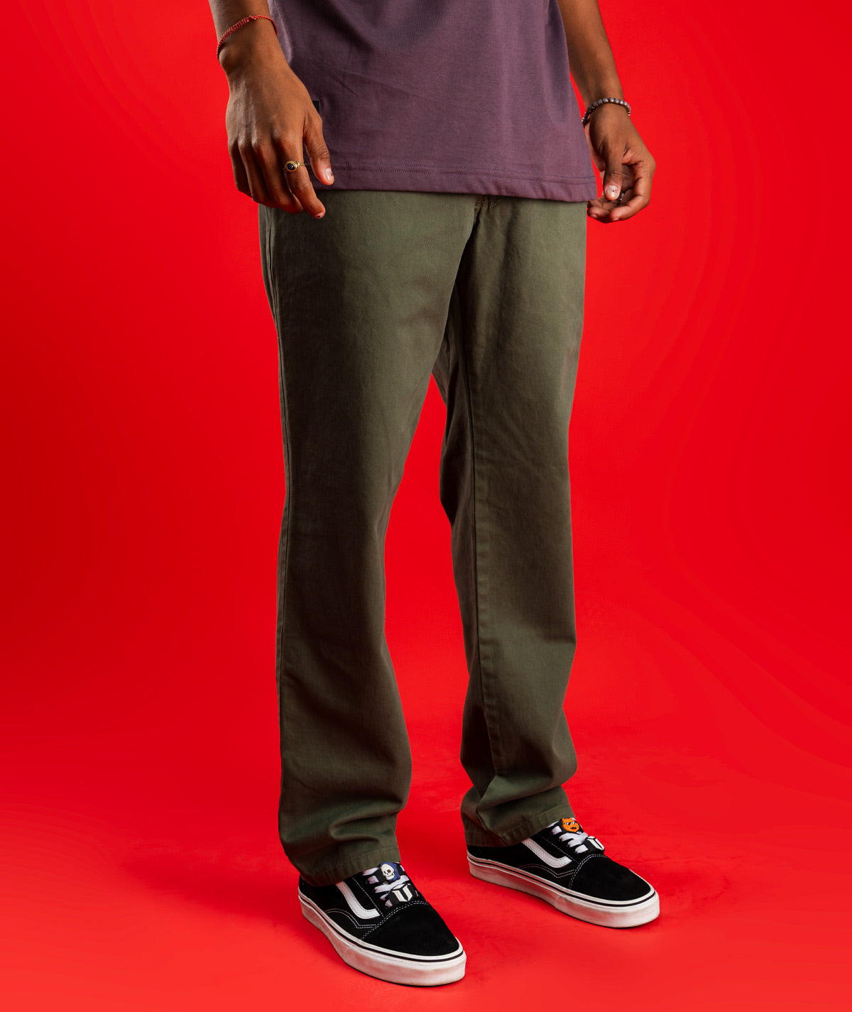 PANTALON CHINO PANT OVERTAKE / VERDE