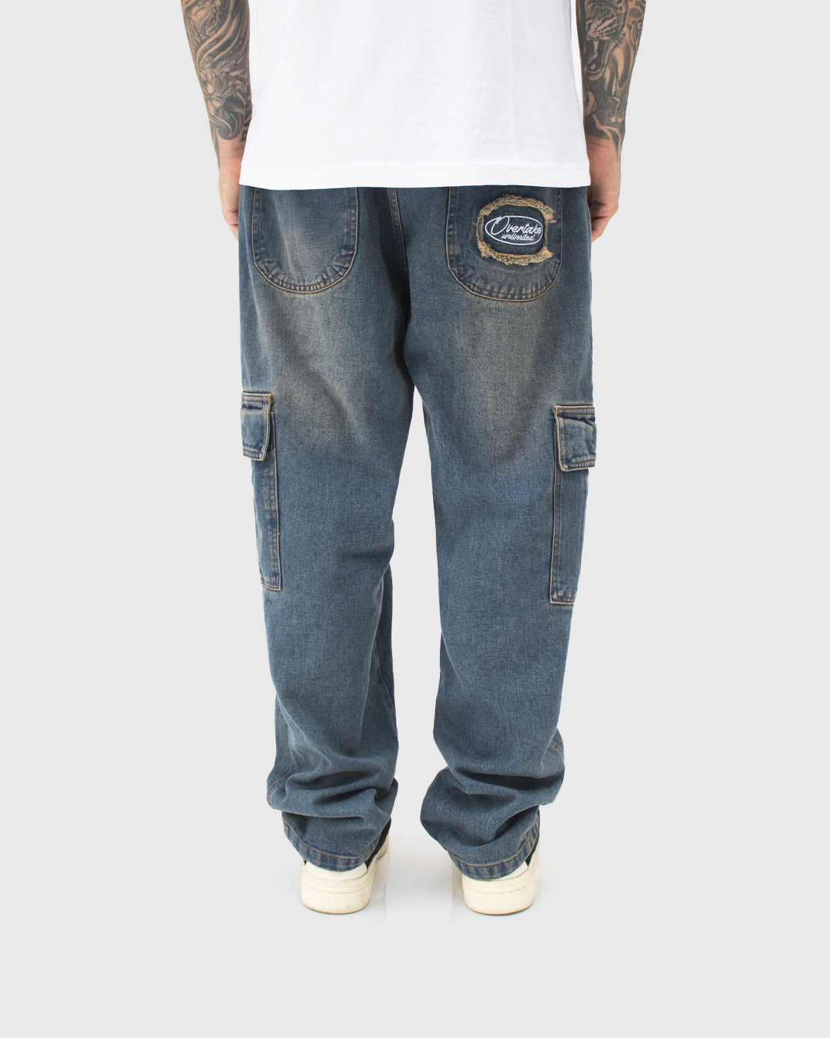 PANTALON CARGO OVERTAKE / JASPEADO / FROST BLUE