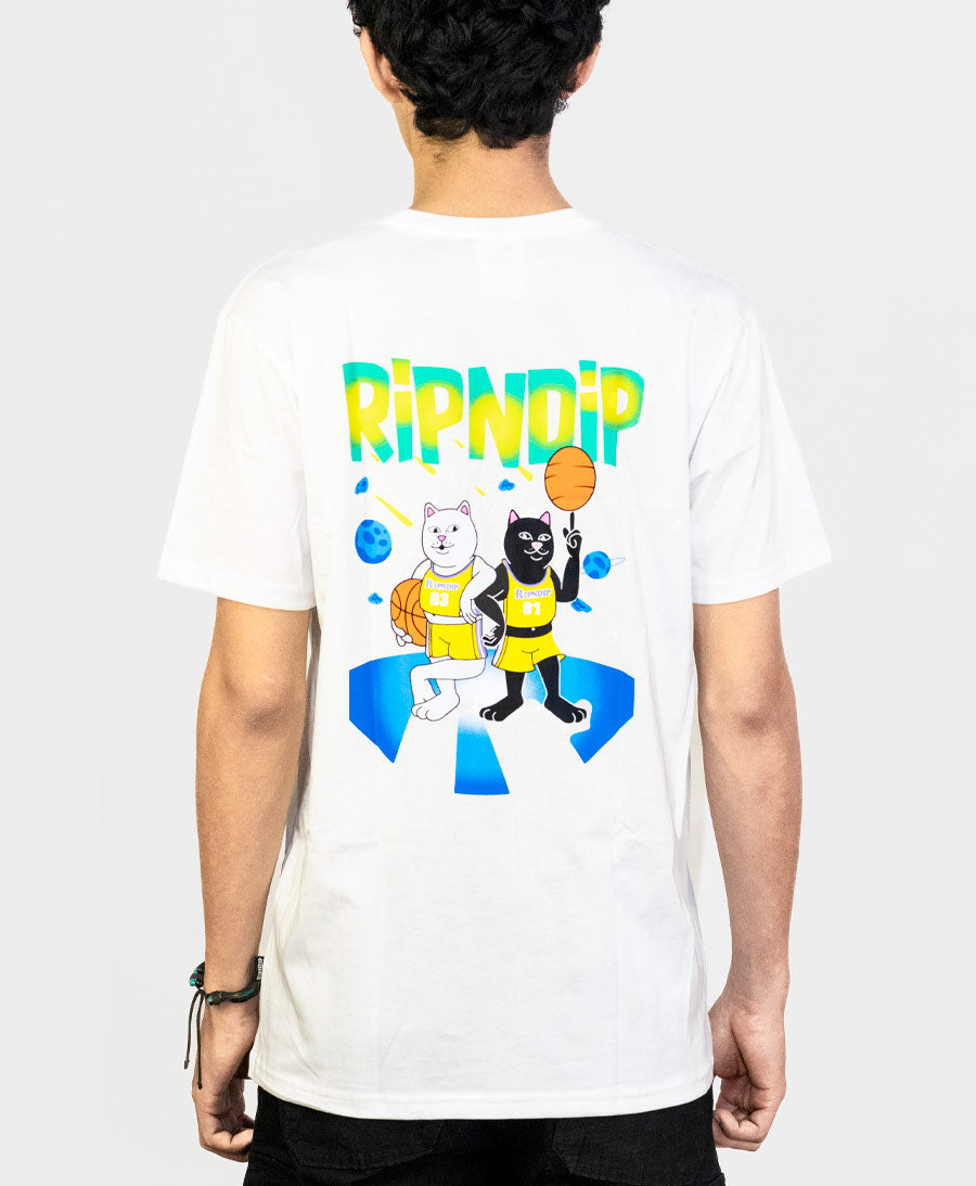 polo baloncesto ripndip blanco