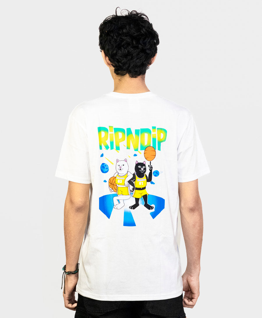 polo baloncesto ripndip blanco