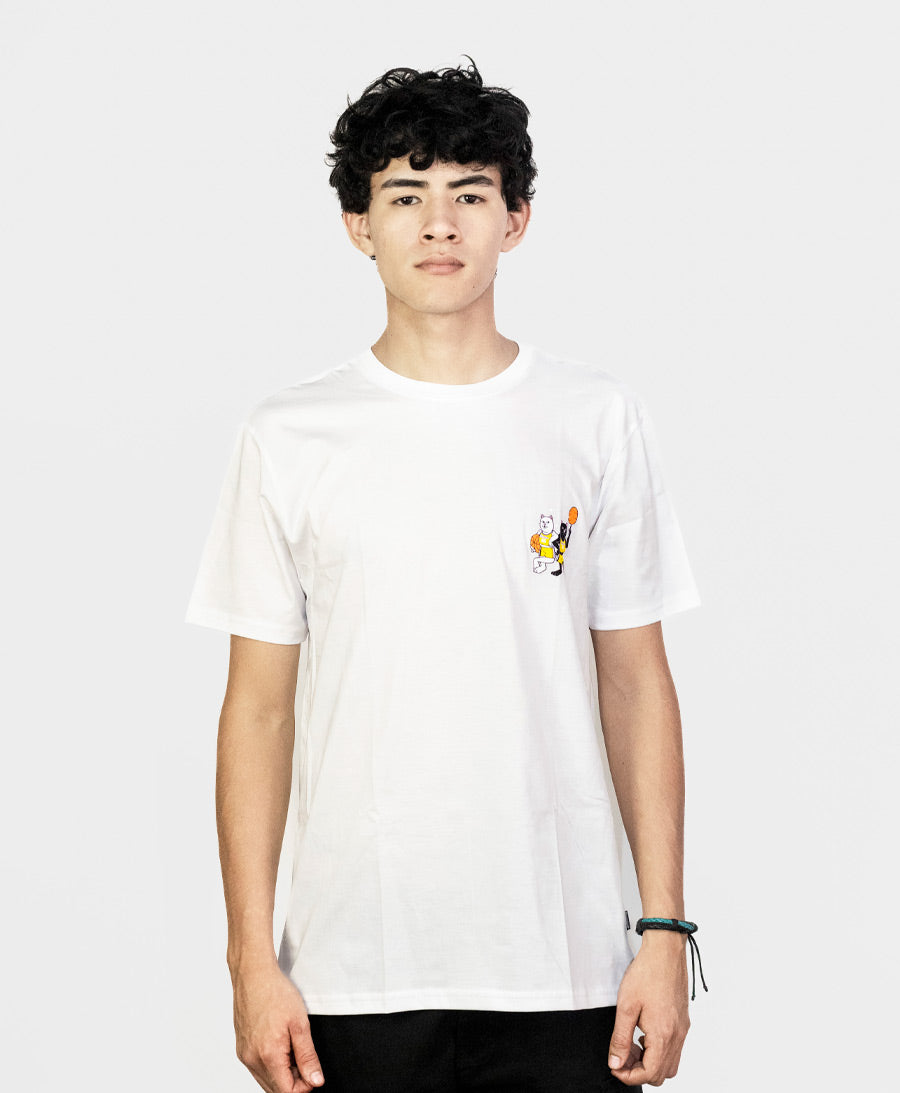 polo baloncesto ripndip blanco