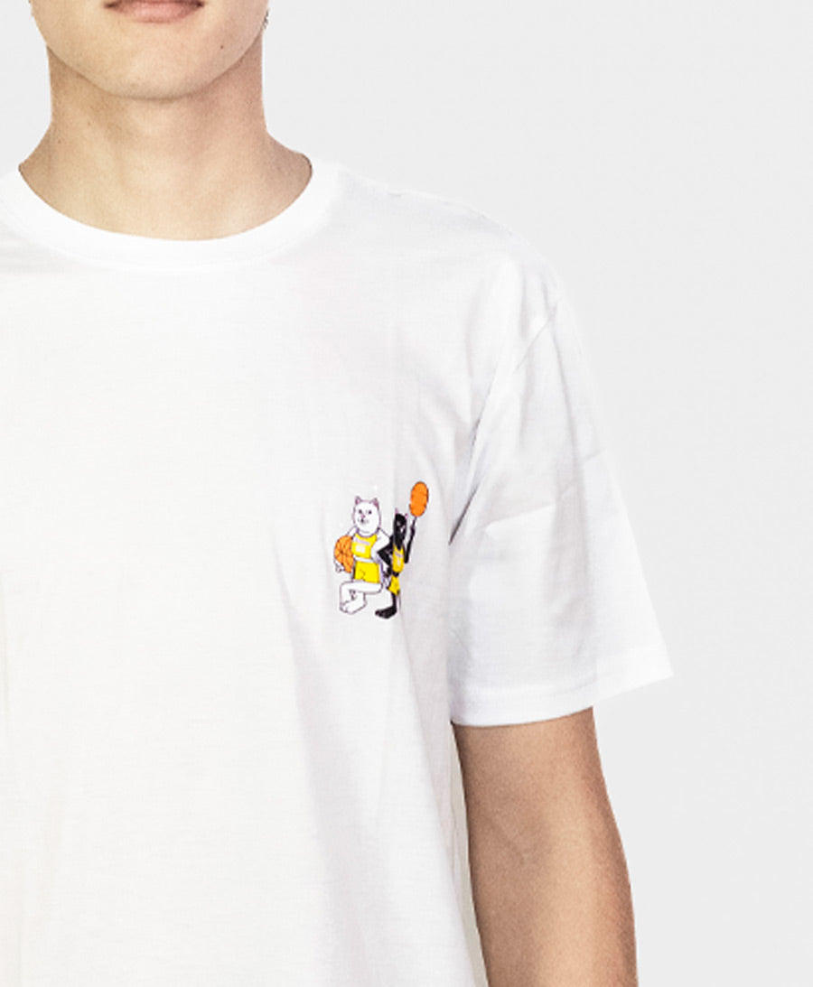 polo baloncesto ripndip blanco